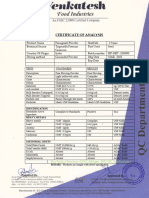 COA of Fenugreek Powder HP-MET-2303001