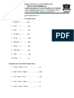 Soal Daring KLS 4 Matematika