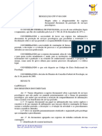 Resolução CEF 001 de 2009