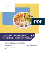 Manejo Nutricional en Pacientes Con Ostomias 1