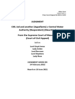 Agement LTD V Fenris Consulting LTD (Cayman Islands) (2022) UKPC 27 (27 January 2022) Public Service Commission V Richards (Trinidad and Tobago) (2022) UKPC 1