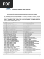 04 - Edital de Decisão de Recursos e Retificação Do Resultado de Isenção