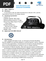 EEBD Guidelines and SOLAS Compliance | PDF | Safety | Transport