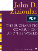 John D. Zizioulas - A Comunhão Eucarística e o Mundo