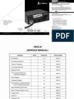 Manual Serivce Statie Radio CB Cobra 19 DX IV Eu Limba Engleza