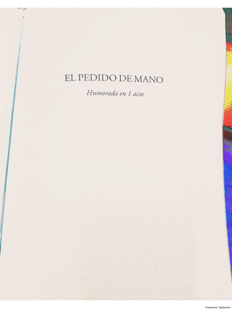 Pedido de Mano | PDF