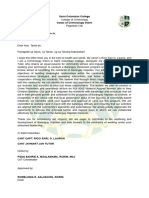 Barangay Letter