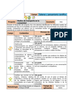 Saberes y Pensamiento Científico