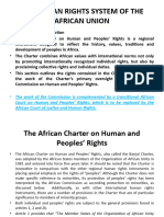 The Human Rights System of The African Union