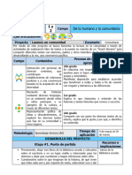 Fase Grado Campo Ejes Articuladores Proyecto Leemos en Comunidad Escenario