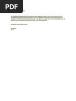 Carta de Intenção - modelo