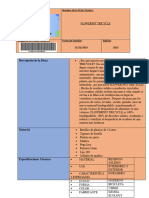 Ficha de Tecnica de Macetera