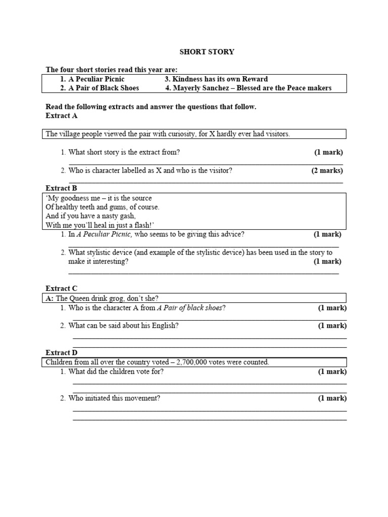 Class Act Short Story Pdf Free