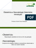 Introduã Ã o Ã Obstetrã Cia e Neonatologia Veterinã Ria 2017 2