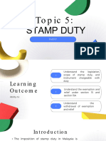 Topic 5 Stamp Duty