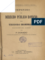Direito Público Romano Theodor Mommsen