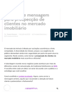 MODELOS de MENSAGENS-prospecção de Clientes e Negócios