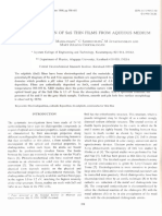 Electrodeposition of Sns Thin Films From Aqu Ous Medium