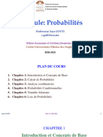 Cours de Probabilités Sara GOTTI-1