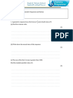 Worksheet - Geometric Sequences and Series