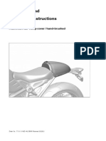 BMW Installation Instructions - Hand-Brushed Tail-Hump Cover - 02.2021