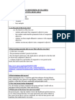 Teacher - Self - Monitoring of Teaching