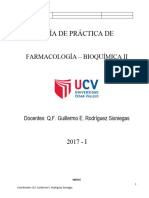 Guia de Practicas de Farmacologia Bioquimica Ii 2017 - I