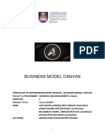 Business Model Canvas Report Mark-Up