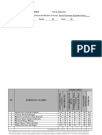 CALIFICACIONES 3er Trimestre PRIMER GRADO