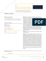 E Formation of China's Tianxia Theory of International Relations and Its Influence Under The Xi Jinping Government