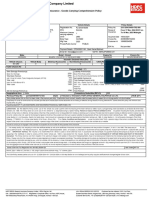 Motor Insurance - Goods Carrying Comprehensive Policy