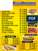 Menu Martabak