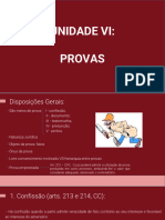 Unidade VI - Provas