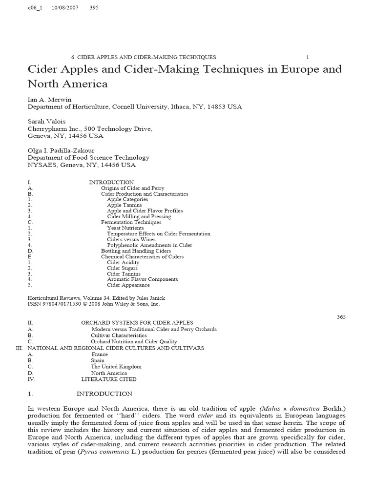 CiderReview HR 34 2007 | PDF | Cider | Polyphenol