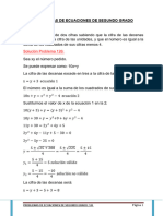 Solucion Ecuaciones Segundo Grado Problema 126