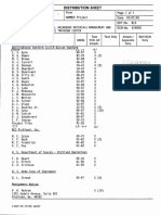 Distribution Sheet: APR 0 3 M