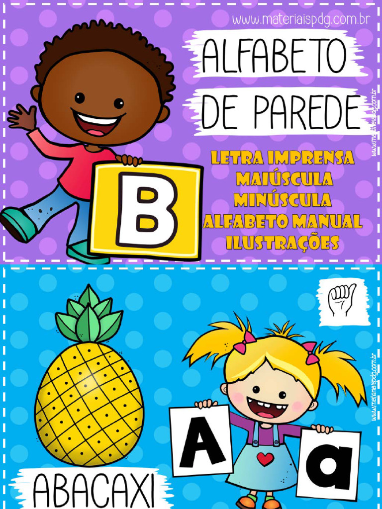 Alfabeto de Parede Colorido | PDF