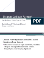 Pendahuluan Eksipien Sediaan Farmasi