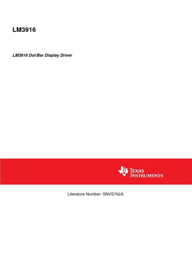 LM3916 | PDF | Rectifier | Capacitor