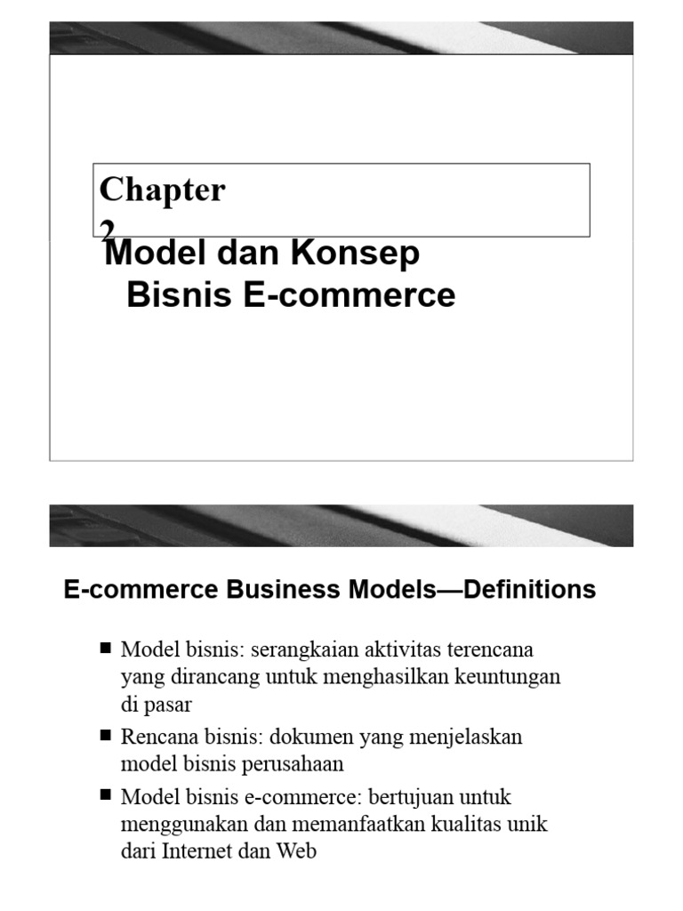 Pertemuan 2 E-Commerce | PDF | Bisnis | Komputer