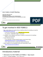 IEEE P2800.2 Kickoff Meeting