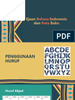 Ejaan Bahasa Indonesia Dan Kata Baku
