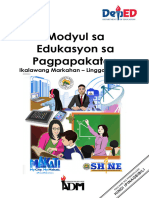 Modyul Sa Edukasyon Sa Pagpapakatao: Ikalawang Markahan - Linggo Blg. 1 - 4