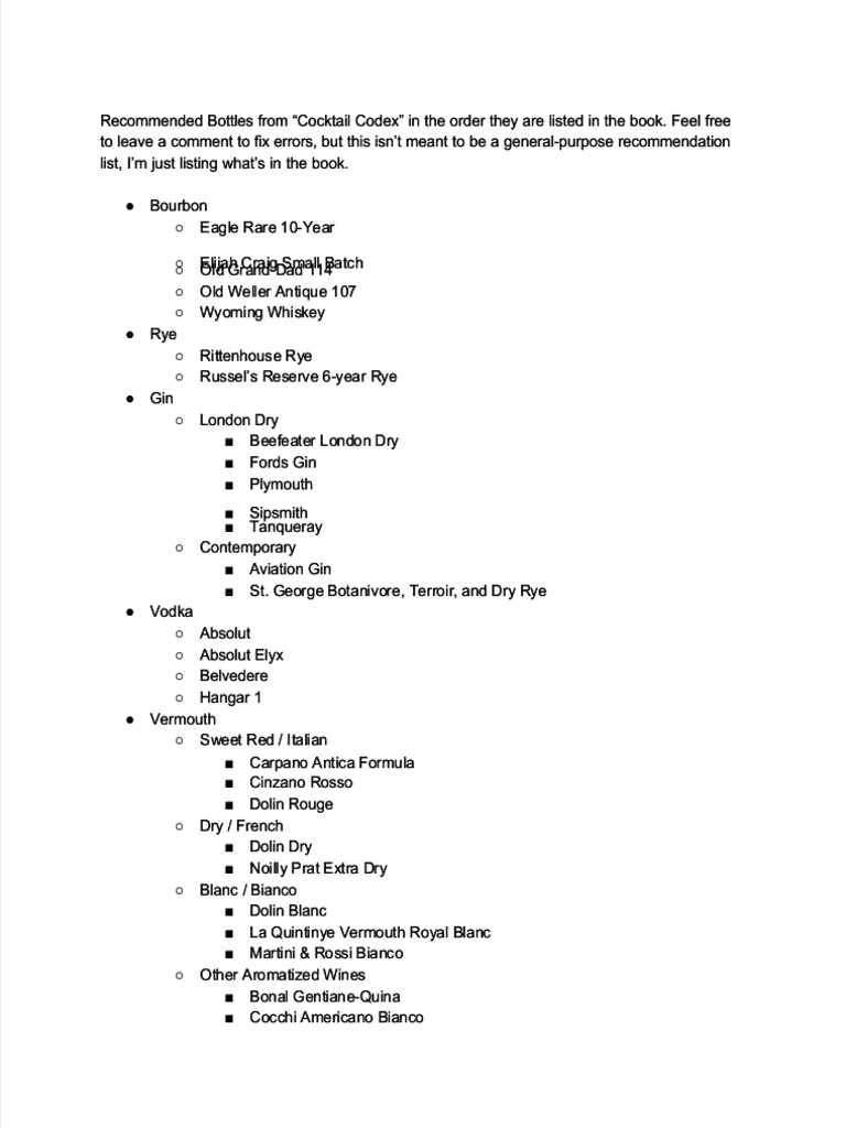 COCKTAIL CODEX PDF ONLINE intelligence overview