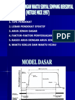 11 - 12 - Simpang Bersinyal - MKJI - 1997