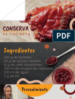 Conserva de Tocineta