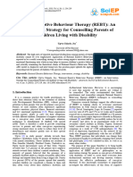 Lectura 2 - REBT An Intervention Strategy For Counseling Parents of Children Living With Disability