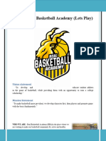 Proposal For Basketball Academy
