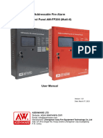 AW-FP200 Addressable Fire Alarm Control Panel User Manual 20230809