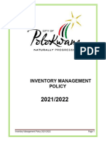 Inventory Management Policy 2021 - 21